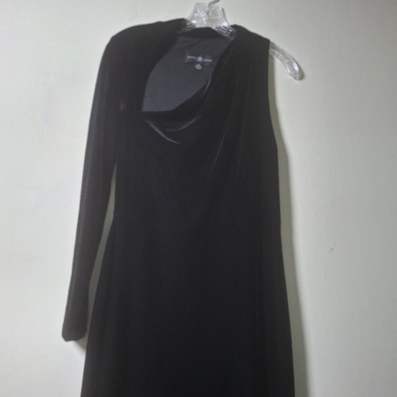 Betsy Adam Velvet Prom Gown Sz 14 Sexy Whimsigoth Maxi Dress Formal Evening Gown - Picture 12 of 16